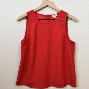 J.Crew Size Extra Small (XS) J.Crew Red Sleeveless Tank Top Classic Blouse Women